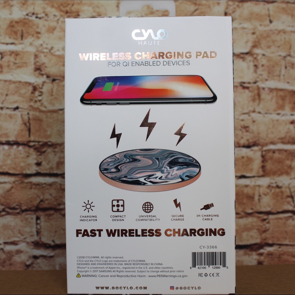 CYLO | QI Wireless Phone/Tablet/Watch Charging Pad - Picture 4 of 6